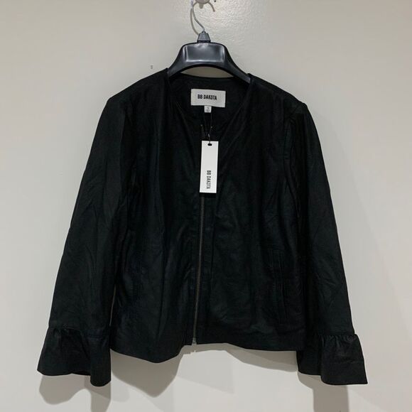 BB Dakota Wave Sleeves Black jacket NWT - Picture 1 of 3